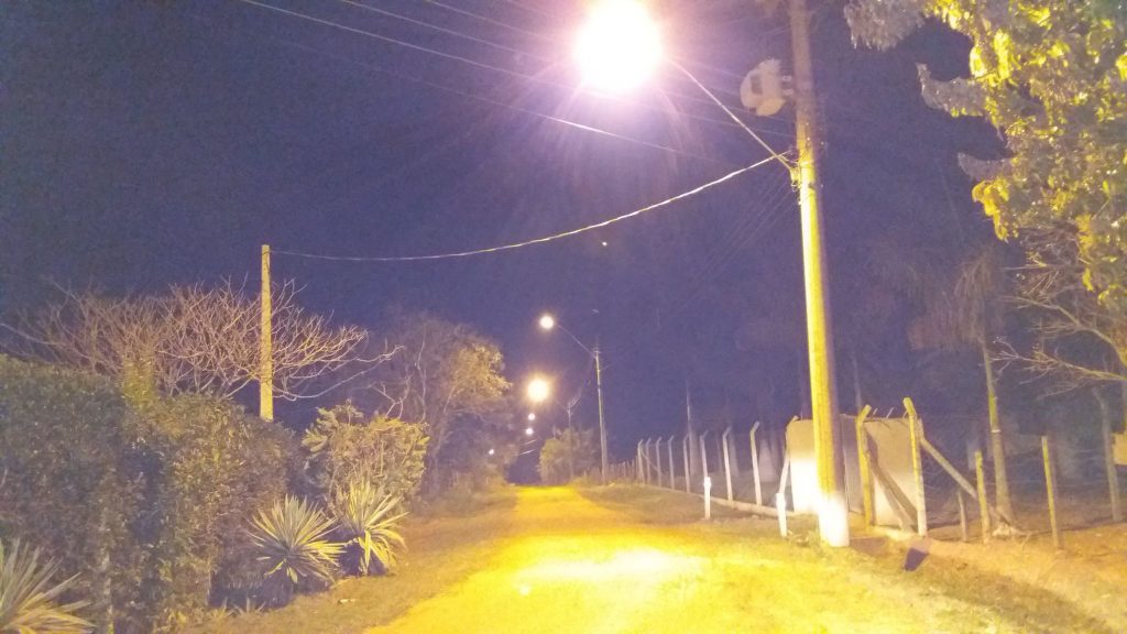 Estância Paraíso recebe agora está iluminada